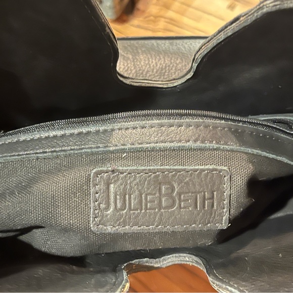 Julie Beth Longhorn Bag Black and White Cowhide - Picture 7 of 9